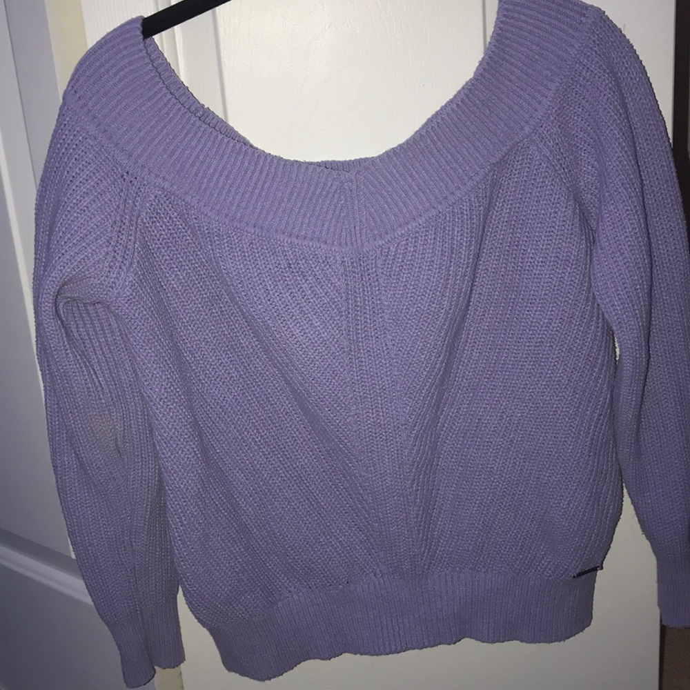Off the shoulder A&F Knitted Sweater